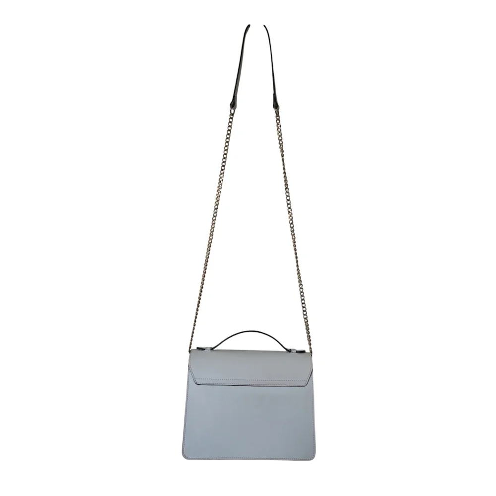 Camelia White Top Handle Crossbody Bag